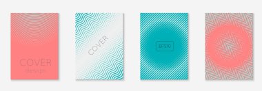 Gradyanlı minimalist kapak şablonu