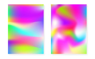 Hologram grafiksel kapaklı arkaplan.