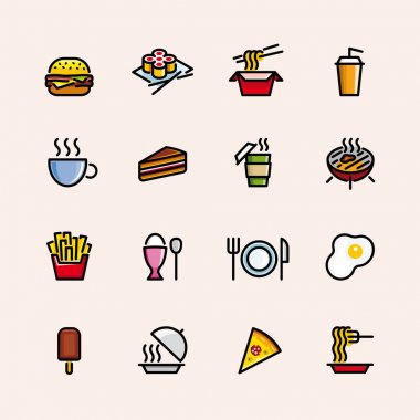 yiyecek simgesi ayarlandı