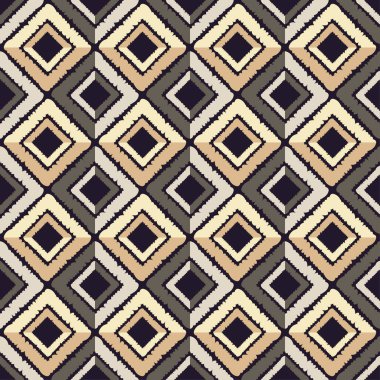 Dikişsiz soyut geometrik desen. Rhombus doku. Kuluçkalık ver. Doku karalamak. Tekstil rapport.