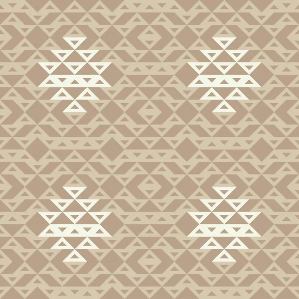 Ethnische Boho Nahtlose Muster Traditionelles Ornament Geometrischer Hintergrund Stammesmuster Volksmotiv — Stockvektor