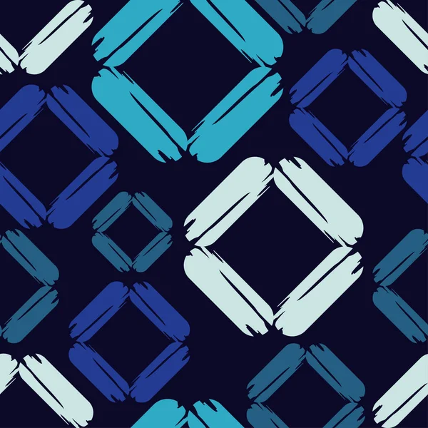 Naadloze Abstracte Geometrische Patroon Textuur Van Ruit Lijnvoering Hand Broedeieren — Stockvector
