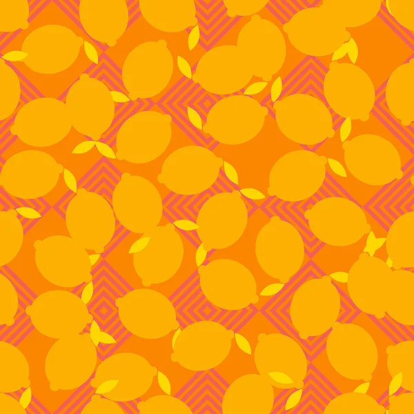 Fond Sans Couture Dans Les Fruits Tropicaux Les Feuilles Palmier — Image vectorielle