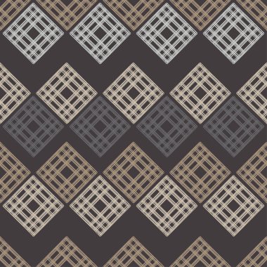 Dikişsiz soyut geometrik desen. Rhombus doku. Çalışmaları. Kuluçkalık ver. Doku karalamak. Tekstil rapport.