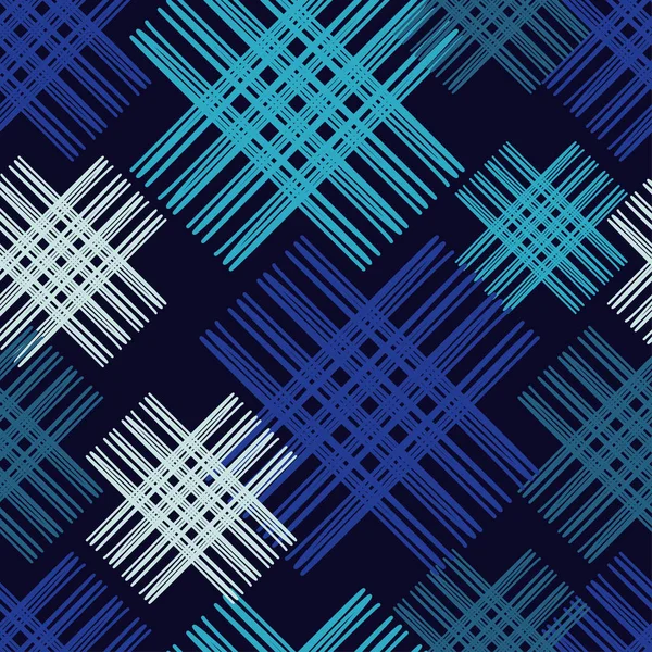 Naadloze Abstracte Geometrische Patroon Textuur Van Strips Lijnvoering Hand Broedeieren — Stockvector