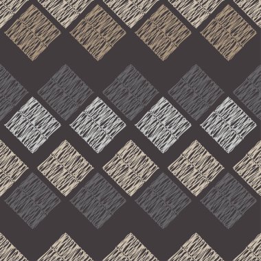 Dikişsiz soyut geometrik desen. Rhombus doku. Çalışmaları. Kuluçkalık ver. Doku karalamak. Tekstil rapport.