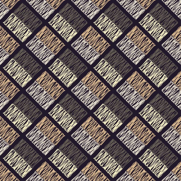 Patrón Geométrico Abstracto Sin Costuras Textura Del Rombo Pinceladas Eclosión — Vector de stock