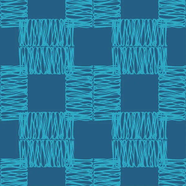 Patrón Geométrico Abstracto Sin Costuras Textura Los Cuadrados Pinceladas Eclosión — Vector de stock