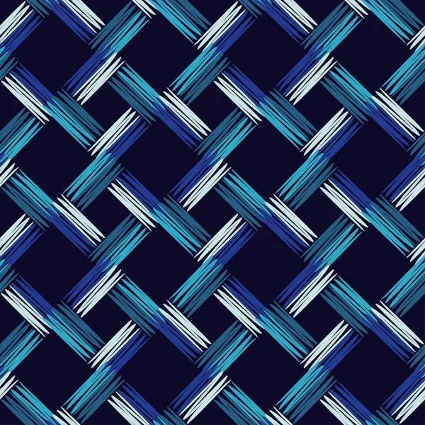 Naadloze Abstracte Geometrische Patroon Textuur Van Ruit Lijnvoering Hand Broedeieren — Stockvector