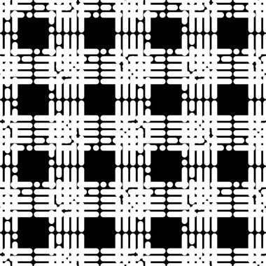 Dikişsiz soyut geometrik desen. Şeritler ve noktalar doku. Tekstil rapport.