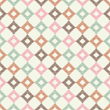 Dikişsiz soyut geometrik desen. Rhombus doku. Çalışmaları. Kuluçkalık ver. Doku karalamak. Tekstil rapport.