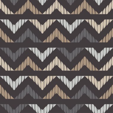 Dikişsiz soyut geometrik desen. Zigzag doku. Çalışmaları. Kuluçkalık ver. Doku karalamak. Tekstil rapport.