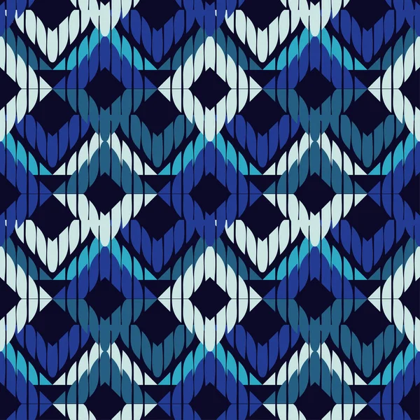 Naadloze Abstracte Geometrische Patroon Textuur Van Zigzag Lijnvoering Hand Broedeieren — Stockvector