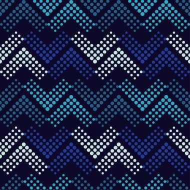 Dikişsiz soyut geometrik desen. Doku nokta. Yarı ton. Tekstil rapport.