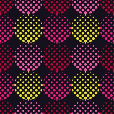 Polka dot seamless modeli. Doku nokta. Yarı ton. Geometrik arka plan. Doku karalamak. extile uyum. 
