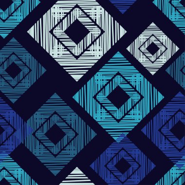 Etnik boho seamless modeli. Kuluçkalık ver. Geleneksel süs. Geometrik arka plan. Halk motif. Tekstil rapport.