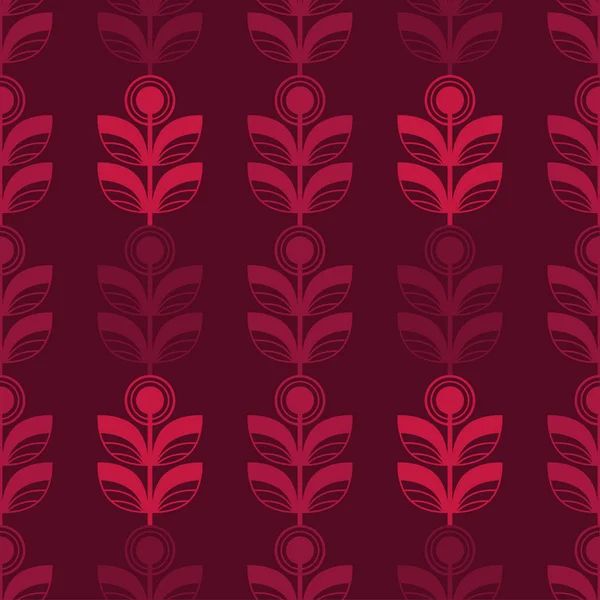 Dekoratif yaprakları ile sorunsuz arka plan. Çiçek mozaik. Tekstil rapport.