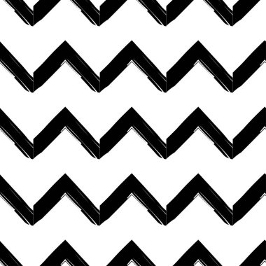 Dikişsiz soyut geometrik desen. Zigzag doku. Çalışmaları. Kuluçkalık ver. Tekstil rapport.