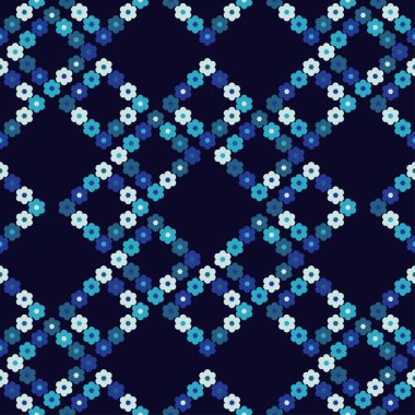 Sorunsuz çiçek desenli. Arka plan doku. Dekoratif çiçek süsleme. Tekstil rapport.