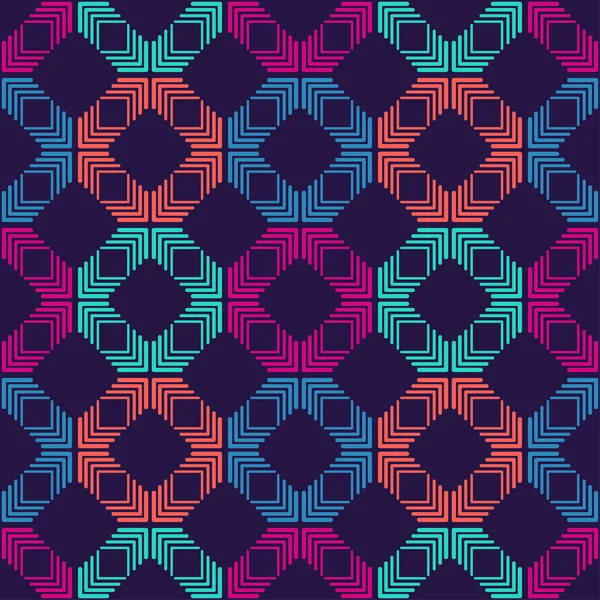 Dikişsiz soyut geometrik desen. Şeritler ve edikula doku. Tekstil rapport.