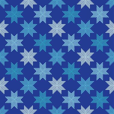 Sorunsuz vektör arka plan dekoratif kar taneleri ile. Kış desen. Tekstil rapport.