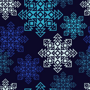 Sorunsuz vektör arka plan dekoratif kar taneleri ile. Kış desen. Tekstil rapport.