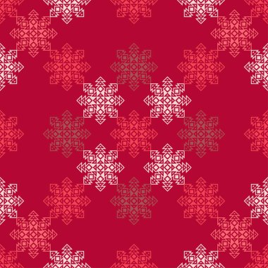 Sorunsuz vektör arka plan dekoratif kar taneleri ile. Kış desen. Tekstil rapport.