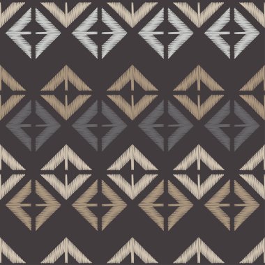 Dikişsiz soyut geometrik desen. Rhombus doku. Çalışmaları. Kuluçkalık ver. Doku karalamak. Tekstil rapport.