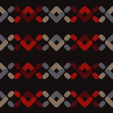 Dikişsiz soyut geometrik desen. Doku şeritler. Tekstil rapport.