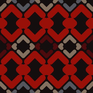 Dikişsiz soyut geometrik desen. Şeritler ve edikula doku. Tekstil rapport.