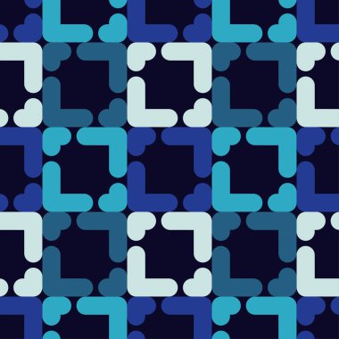 Dikişsiz soyut geometrik desen. Şeritler ve edikula doku. Tekstil rapport.