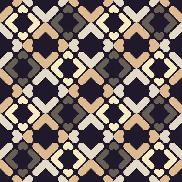 Modèle Géométrique Abstrait Sans Couture Texture Bandes Losanges Relation Textile — Image vectorielle
