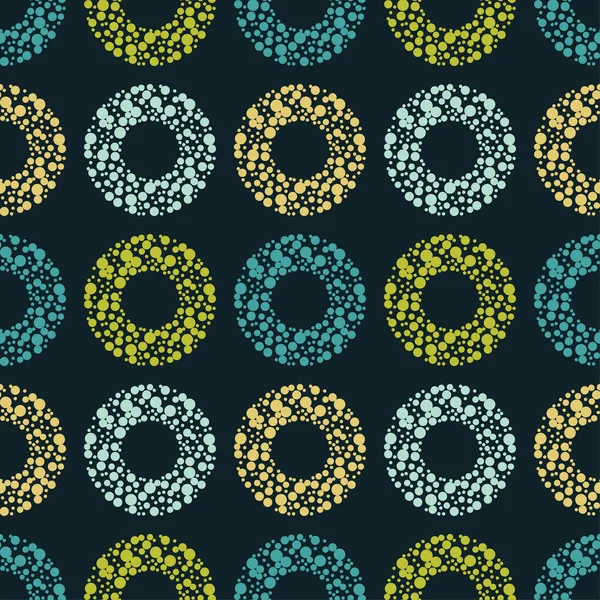 Polka Dot Seamless Pattern Точечная Текстура Геометрический Фон Красочные Шары — стоковый вектор