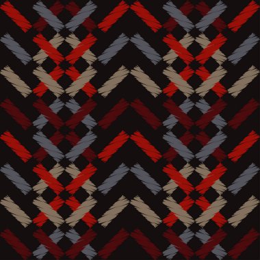 Dikişsiz soyut geometrik desen. Şeritler doku. Çalışmaları. Kuluçkalık ver. Tekstil rapport.