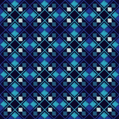 Dikişsiz soyut geometrik desen. Mozaik doku. Çalışmaları. Kuluçkalık ver. Doku karalamak. Tekstil rapport.