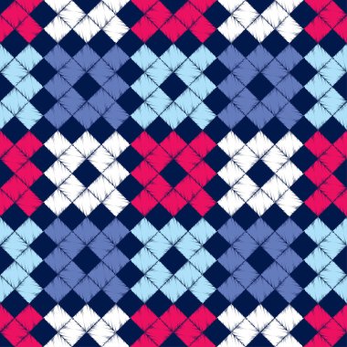 Dikişsiz soyut geometrik desen. Piksel deseni. Mozaik doku. Çalışmaları. Kuluçkalık ver. Doku karalamak. Tekstil rapport.