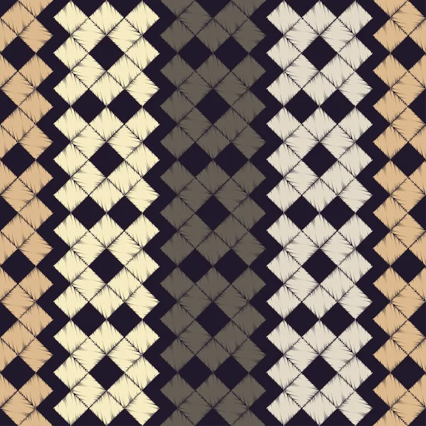 Modèle Géométrique Abstrait Sans Couture Motif Des Pixels Texture Mosaïque — Image vectorielle
