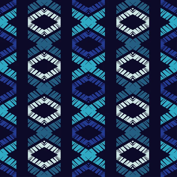 Ethnic Boho Seamless Pattern Traditional Ornament Geometric Background Tribal Pattern — Stock Vector