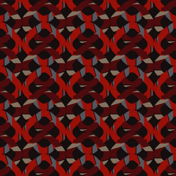 Безшовний Абстрактний Геометричний Візерунок Мозаїчна Текстура Робота Пензлем Ручне Вилуплення — стоковий вектор