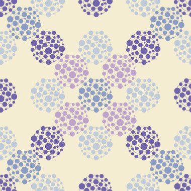 Polka dot seamless modeli. Geometrik arka plan. Balonlu illüstrasyon. extile uyum.