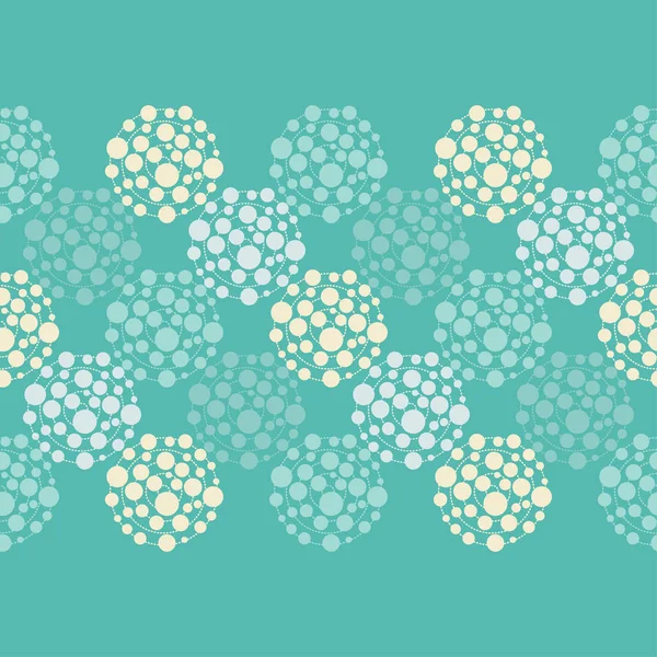 Tupfen Nahtloses Muster Geometrischer Hintergrund Illustration Mit Luftballons Exil Beziehung — Stockvektor
