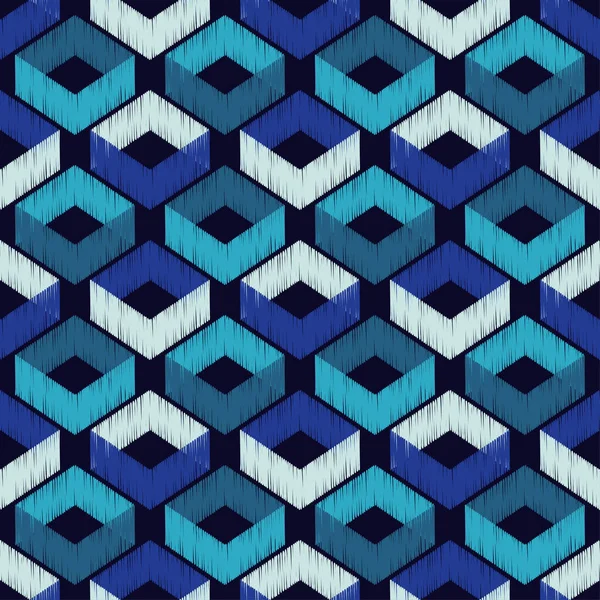 Bezproblémové Abstraktní Geometrický Vzor Mozaika Textura Rukopis Ruční Líhnutí Klikyháky — Stockový vektor