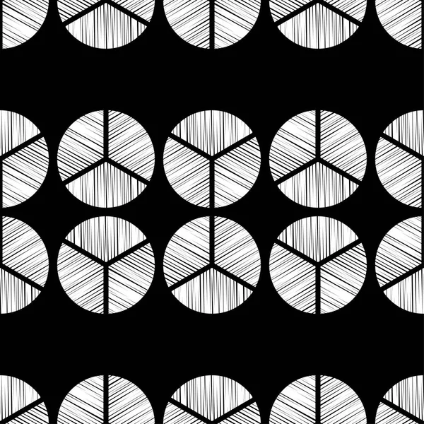 Точка Полька Безшовний Візерунок Геометричний Фон Робота Пензлем Ручне Вилуплення — стоковий вектор