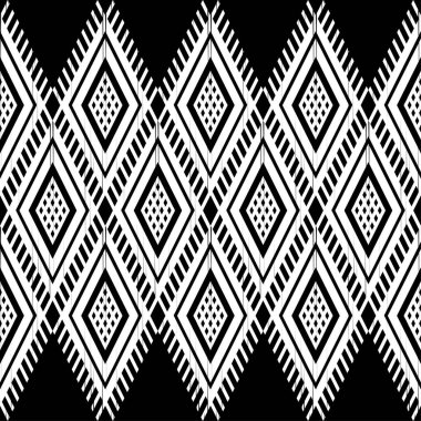 Etnik boho seamless modeli. Geleneksel süs. Geometrik arka plan. Kabile desen. Halk motif. Tekstil rapport.