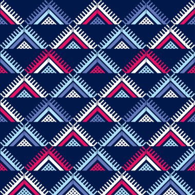 Etnik boho seamless modeli. Geleneksel süs. Geometrik arka plan. Kabile desen. Halk motif. Tekstil rapport.