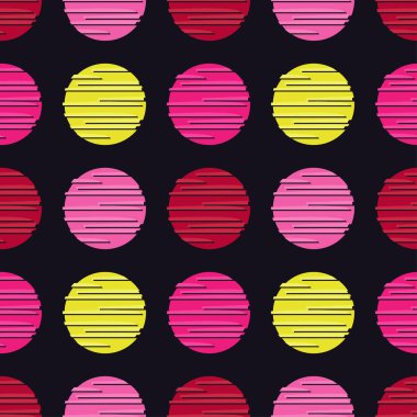 Polka dot seamless modeli. Geometrik arka plan. Çalışmaları. Kuluçkalık ver. Doku karalamak. extile uyum.