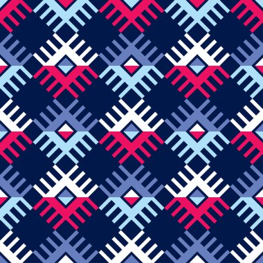 Etnik boho seamless modeli. Geleneksel süs. Geometrik arka plan. Kabile desen. Halk motif. Tekstil rapport.