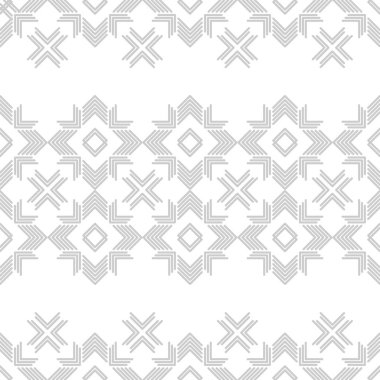 Etnik boho seamless modeli. Geleneksel süs. Geometrik arka plan. Kabile desen. Halk motif. Tekstil rapport.
