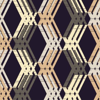 Dikişsiz soyut geometrik desen. Mozaik doku. Çalışmaları. Kuluçkalık ver. Doku karalamak. Tekstil rapport.