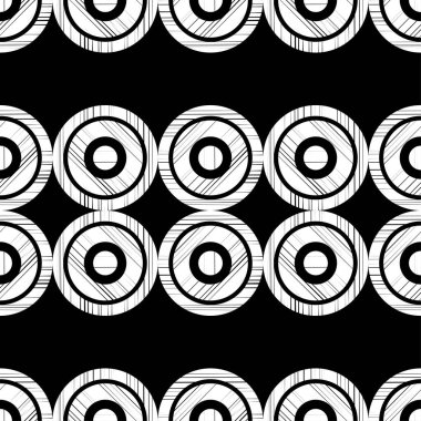 Polka dot seamless modeli. Geometrik arka plan. Nokta, daireler ve düğmeler. extile uyum.